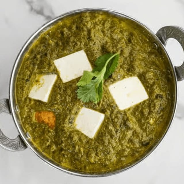 Saag (Palak) Paneer.