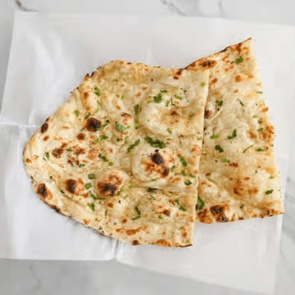 Delicious Garlic Naan Awaits
