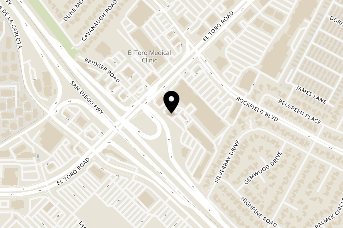 Map showing the location of Royal India Restaurant on 24288 Swartz Dr in Lake Forest